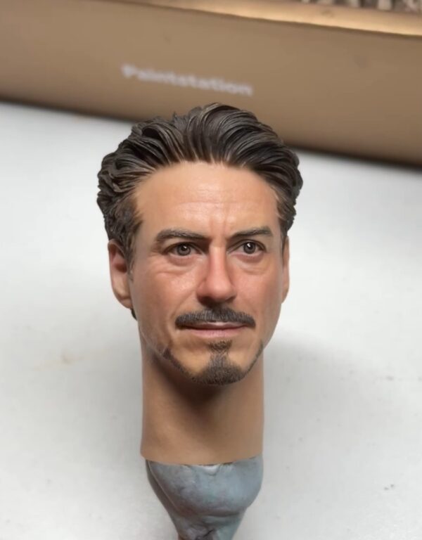 Pre-Sale Robert Downey Jr. Iron Man 1/6 Scale Hand-Painted Head Sculpture