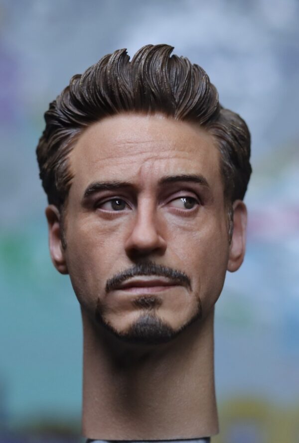 Pre-Sale Robert Downey Jr. Iron Man 1/6 Scale Hand-Painted Head Sculpture