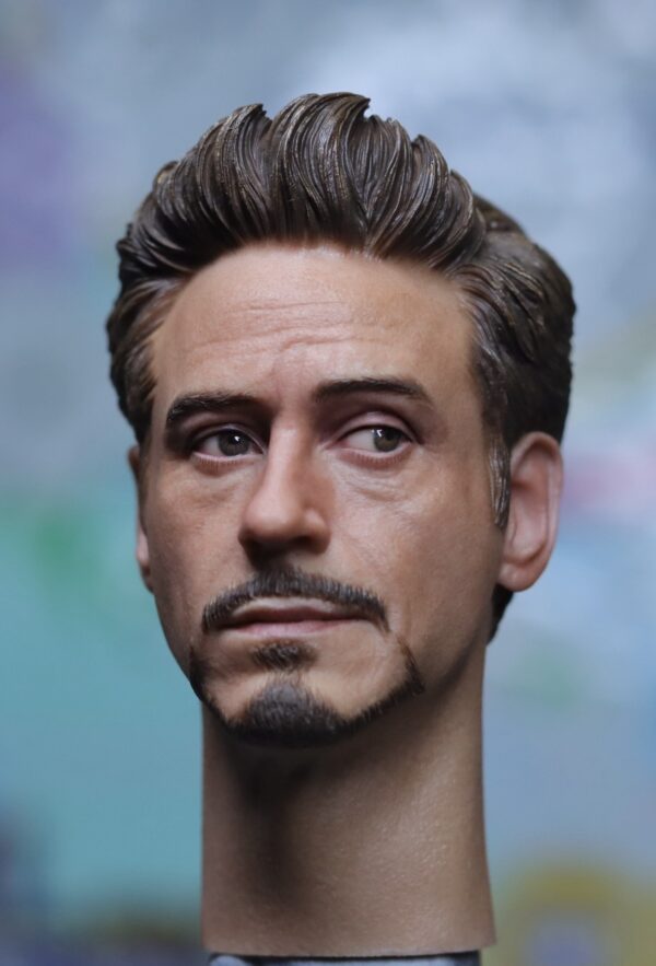 Pre-Sale Robert Downey Jr. Iron Man 1/6 Scale Hand-Painted Head Sculpture