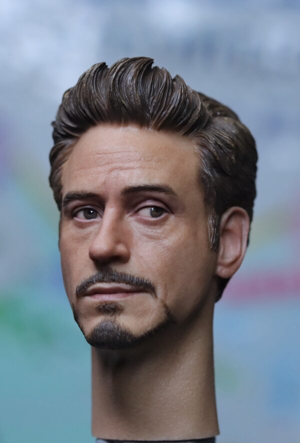 Pre-Sale Robert Downey Jr. Iron Man 1/6 Scale Hand-Painted Head Sculpture