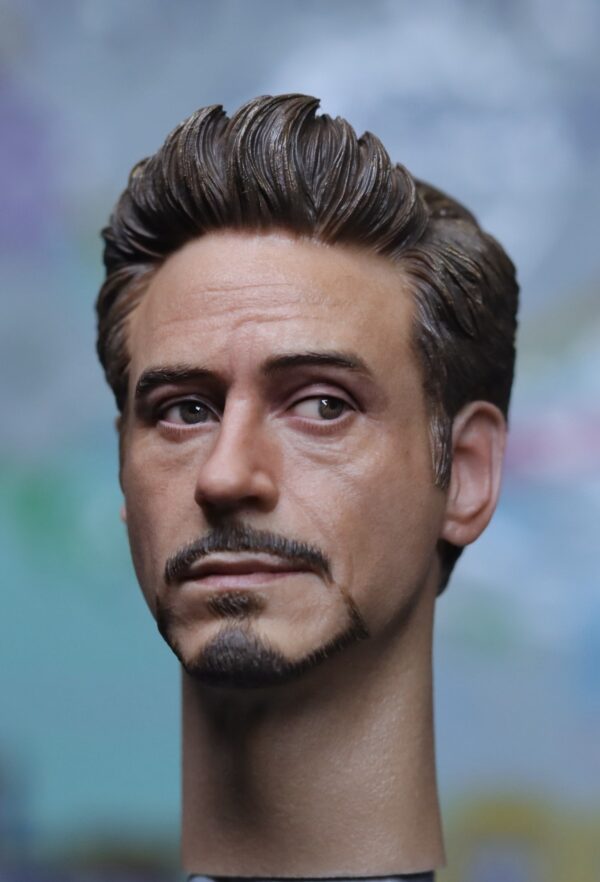 Pre-Sale Robert Downey Jr. Iron Man 1/6 Scale Hand-Painted Head Sculpture