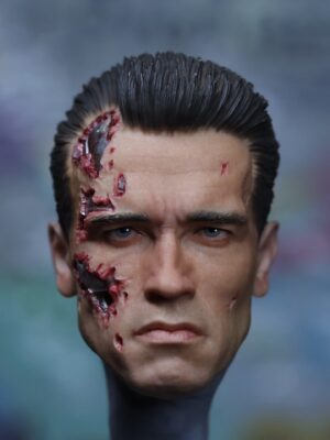 Pre-Sale T800 Arnold Schwarzenegger 1/6 Scale Hand-Painted Head Sculpture