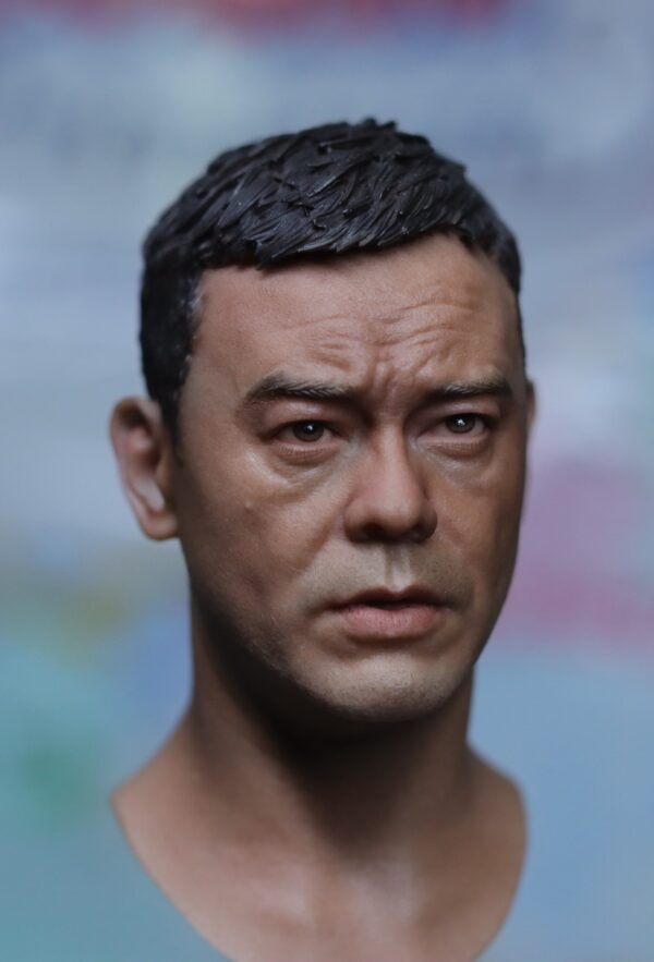 Pre-Sale 刘青云 Sean Andy 1/6 Scale Hand-Painted Head Sculpture