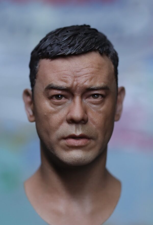 Pre-Sale 刘青云 Sean Andy 1/6 Scale Hand-Painted Head Sculpture