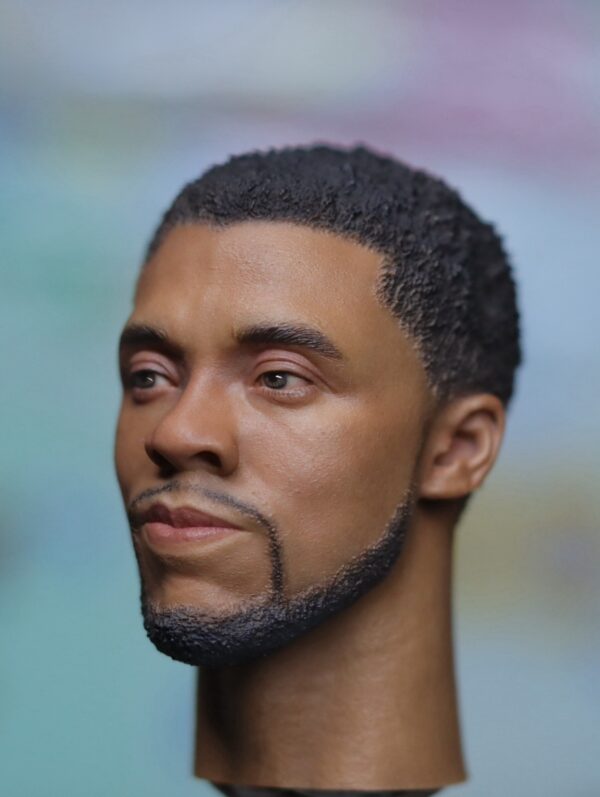 Pre-Sale Black Panther 1/6 Scale Hand-Painted Head Sculpture