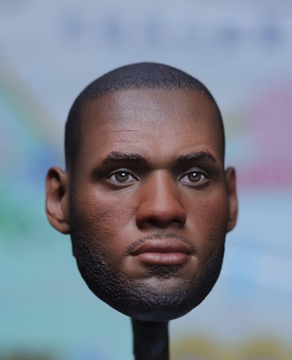 Pre-Sale LeBron James 1/6 Scale Hand-Painted Head Sculpture