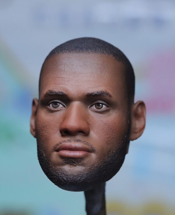 Pre-Sale LeBron James 1/6 Scale Hand-Painted Head Sculpture