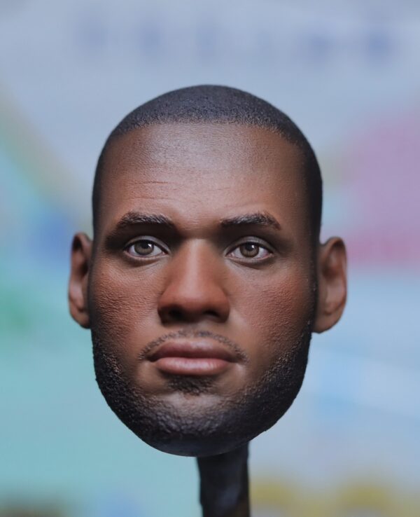 Pre-Sale LeBron James 1/6 Scale Hand-Painted Head Sculpture