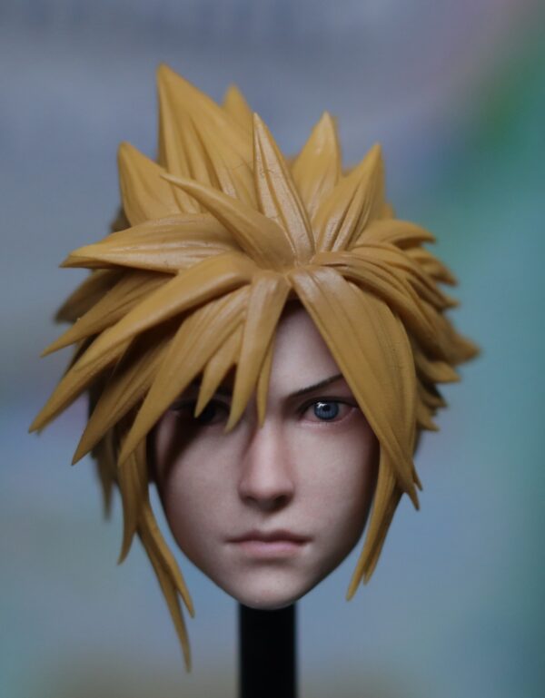 Pre-Sale Cloud Strife 1/6 Scale Hand-Painted Head Sculpture