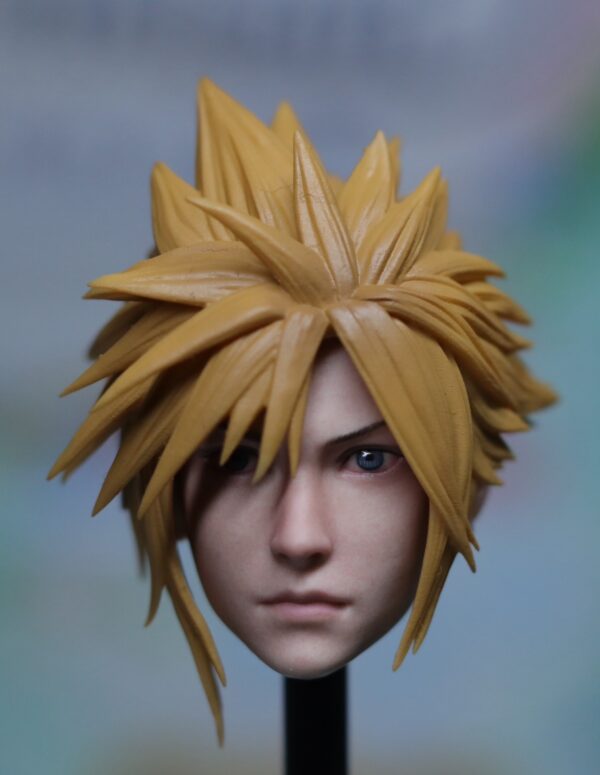 Pre-Sale Cloud Strife 1/6 Scale Hand-Painted Head Sculpture