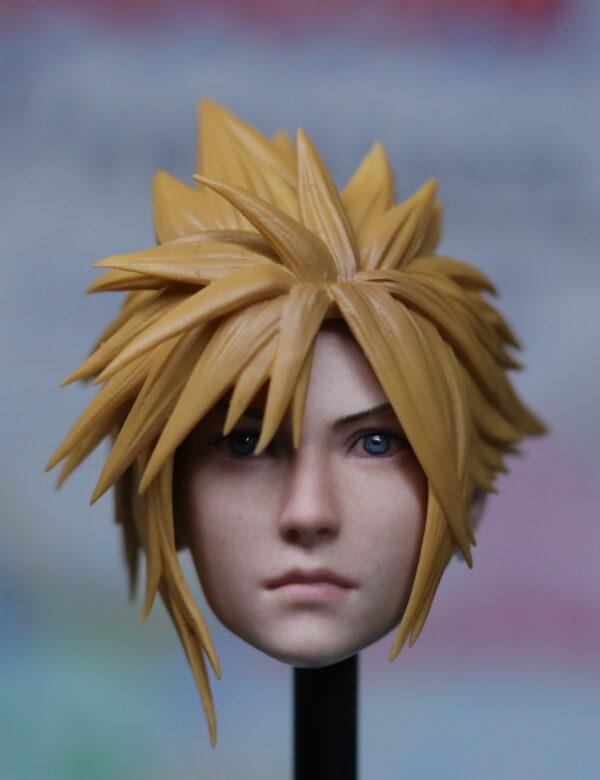 Pre-Sale Cloud Strife 1/6 Scale Hand-Painted Head Sculpture