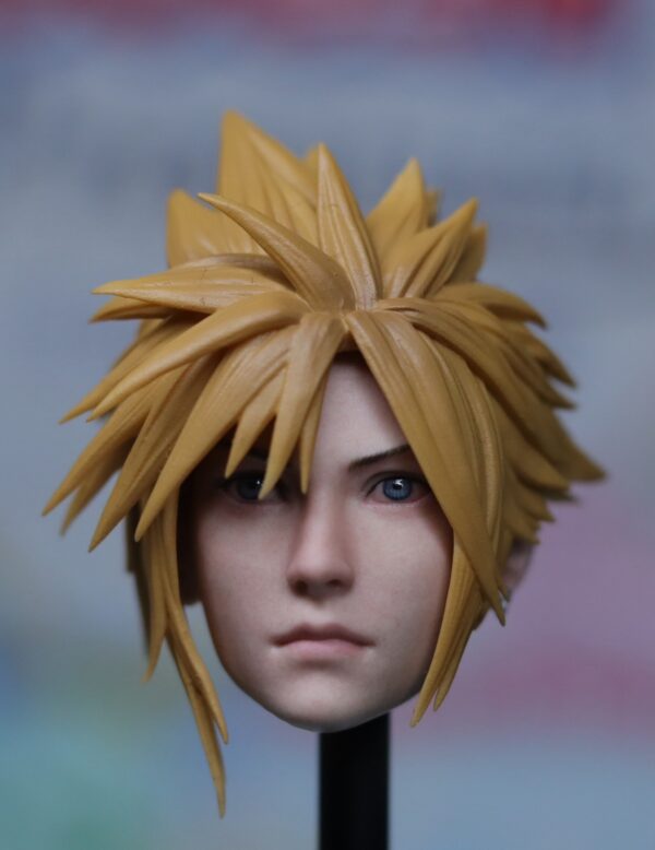 Pre-Sale Cloud Strife 1/6 Scale Hand-Painted Head Sculpture