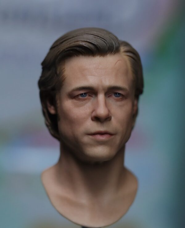 Pre-Sale Brad Pitt 1/6 Scale Hand-Painted Head Sculpture