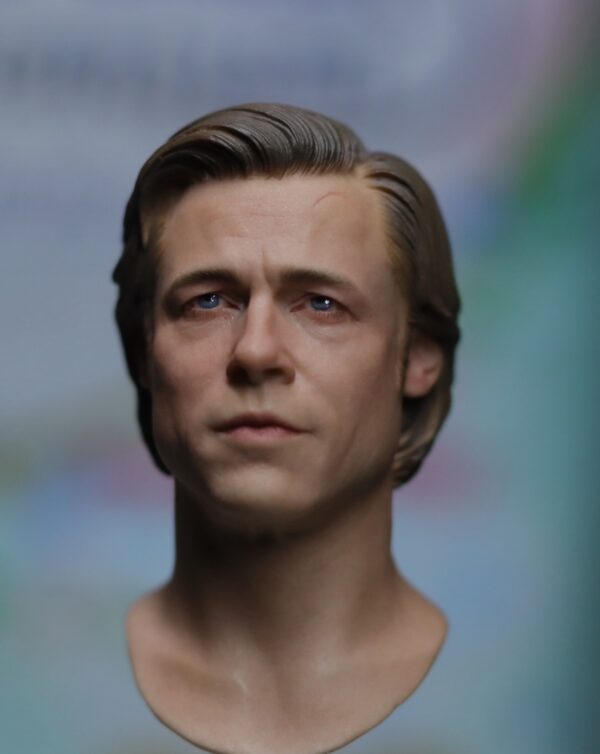 Pre-Sale Brad Pitt 1/6 Scale Hand-Painted Head Sculpture