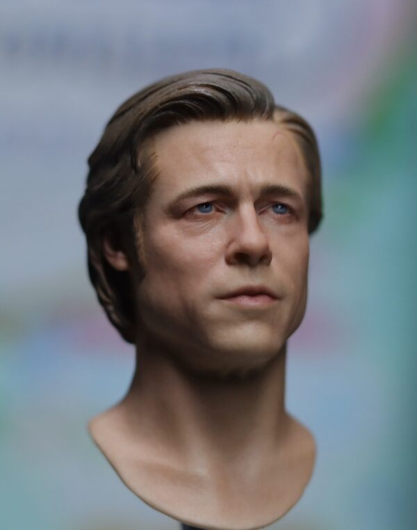 Pre-Sale Brad Pitt 1/6 Scale Hand-Painted Head Sculpture