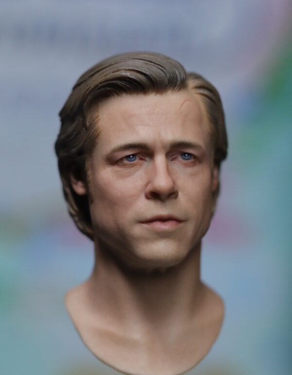 Pre-Sale Brad Pitt 1/6 Scale Hand-Painted Head Sculpture