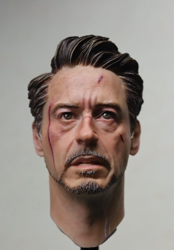 Pre-Sale Robert Downey Jr. Iron Man 1/6 Scale Hand-Painted Head Sculpture