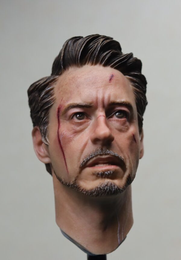 Pre-Sale Robert Downey Jr. Iron Man 1/6 Scale Hand-Painted Head Sculpture