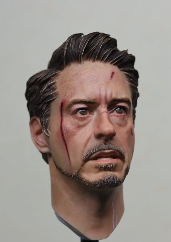 Pre-Sale Robert Downey Jr. Iron Man 1/6 Scale Hand-Painted Head Sculpture