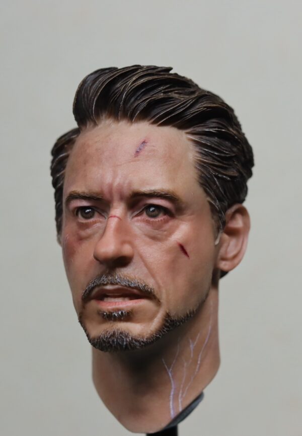 Pre-Sale Robert Downey Jr. Iron Man 1/6 Scale Hand-Painted Head Sculpture