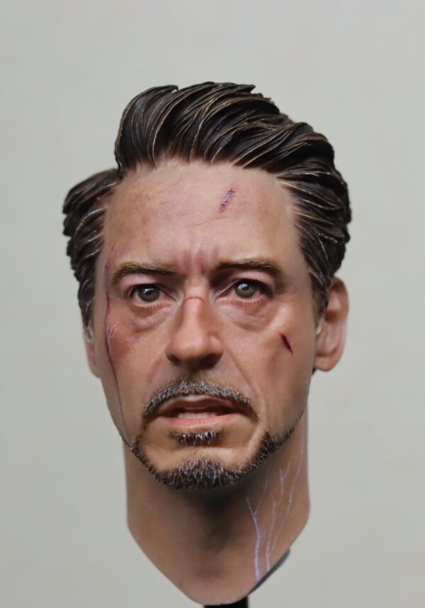 Pre-Sale Robert Downey Jr. Iron Man 1/6 Scale Hand-Painted Head Sculpture