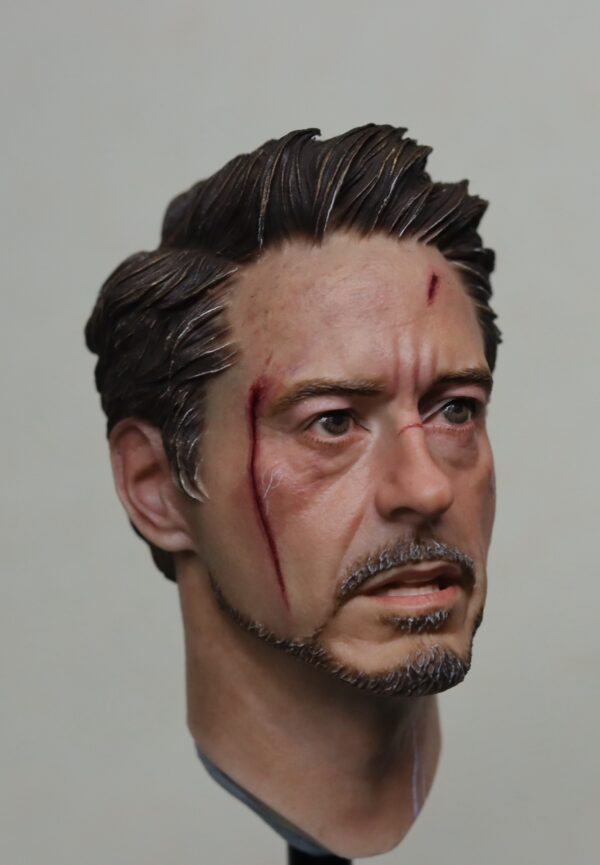 Pre-Sale Robert Downey Jr. Iron Man 1/6 Scale Hand-Painted Head Sculpture