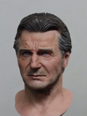 Pre-Sale Liam Neeson 1/6 Scale Hand-Painted Head Sculpture