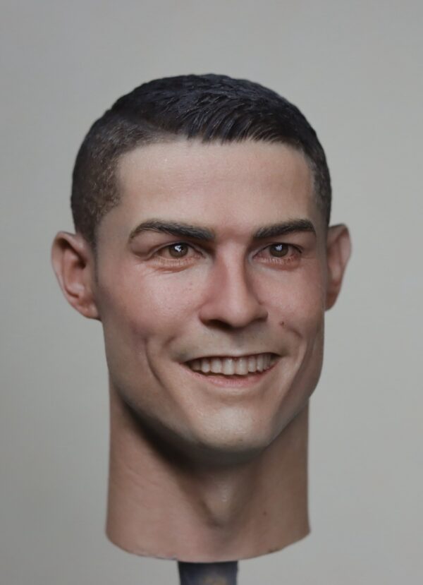 Pre-Sale CR7 Ronaldo 1/6 Scale Hand-Painted Head Sculpture