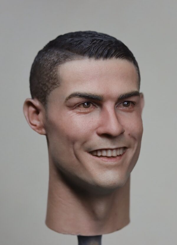 Pre-Sale CR7 Ronaldo 1/6 Scale Hand-Painted Head Sculpture