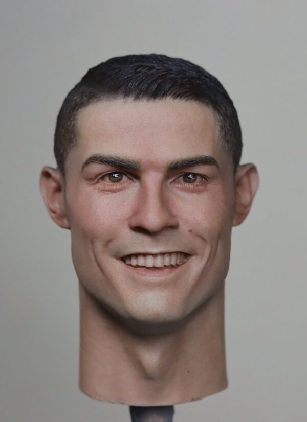 Pre-Sale CR7 Ronaldo 1/6 Scale Hand-Painted Head Sculpture