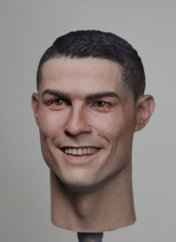 Pre-Sale CR7 Ronaldo 1/6 Scale Hand-Painted Head Sculpture