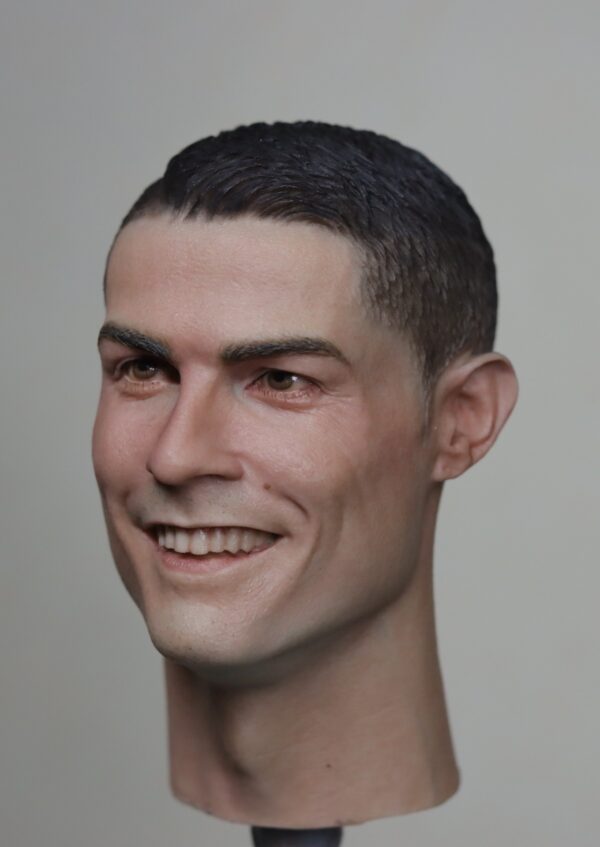 Pre-Sale CR7 Ronaldo 1/6 Scale Hand-Painted Head Sculpture