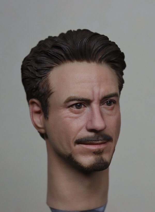 Pre-Sale Robert Downey Jr. Iron Man 1/6 Scale Hand-Painted Head Sculpture