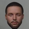 Pre-Sale Stephen Curry 1/6 Scale Hand-Painted Head Sculpture