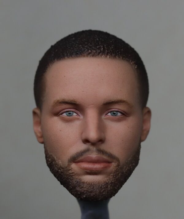 Pre-Sale Stephen Curry 1/6 Scale Hand-Painted Head Sculpture