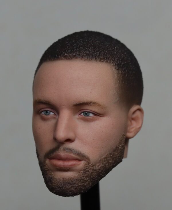 Pre-Sale Stephen Curry 1/6 Scale Hand-Painted Head Sculpture