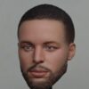 Pre-Sale Stephen Curry 1/6 Scale Hand-Painted Head Sculpture