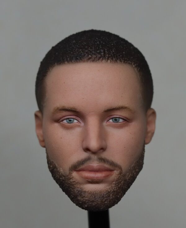 Pre-Sale Stephen Curry 1/6 Scale Hand-Painted Head Sculpture