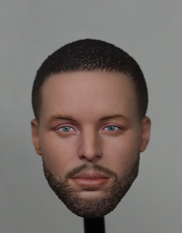 Pre-Sale Stephen Curry 1/6 Scale Hand-Painted Head Sculpture