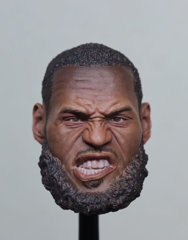 Pre-Sale LeBron James 1/6 Scale Hand-Painted Head Sculpture