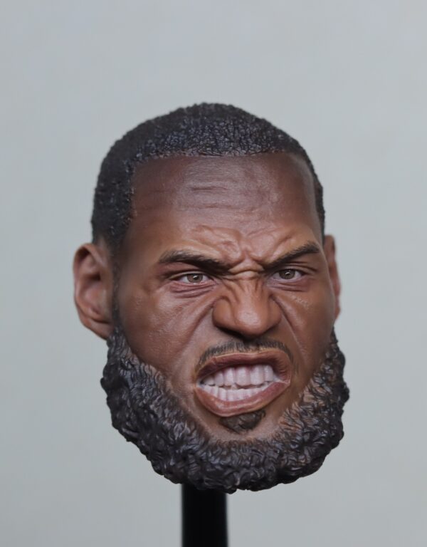 Pre-Sale LeBron James 1/6 Scale Hand-Painted Head Sculpture