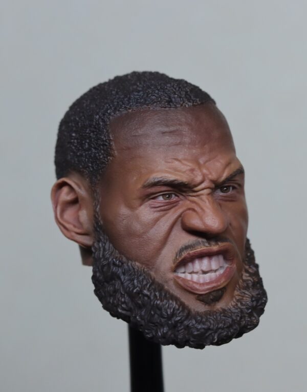 Pre-Sale LeBron James 1/6 Scale Hand-Painted Head Sculpture