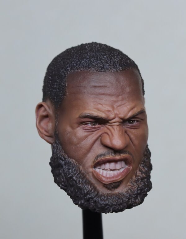 Pre-Sale LeBron James 1/6 Scale Hand-Painted Head Sculpture