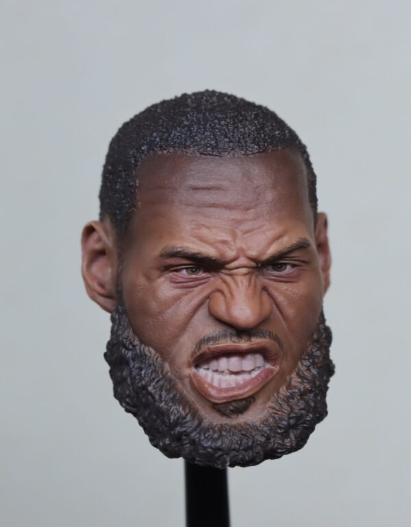 Pre-Sale LeBron James 1/6 Scale Hand-Painted Head Sculpture