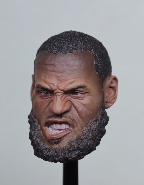 Pre-Sale LeBron James 1/6 Scale Hand-Painted Head Sculpture