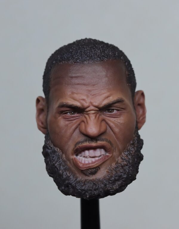 Pre-Sale LeBron James 1/6 Scale Hand-Painted Head Sculpture