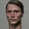 Pre-Sale Mads Mikkelsen 1/6 Scale Hand-Painted Head Sculpture