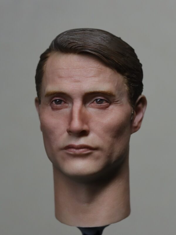 Pre-Sale Mads Mikkelsen 1/6 Scale Hand-Painted Head Sculpture