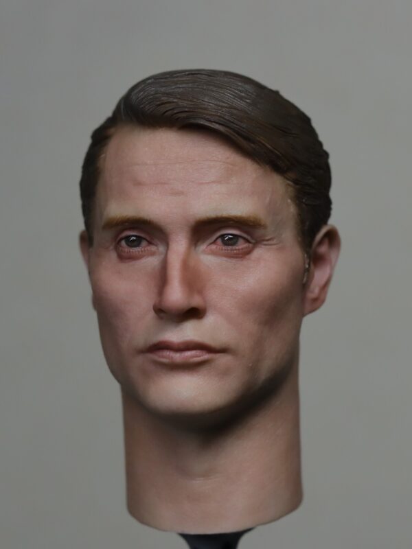 Pre-Sale Mads Mikkelsen 1/6 Scale Hand-Painted Head Sculpture