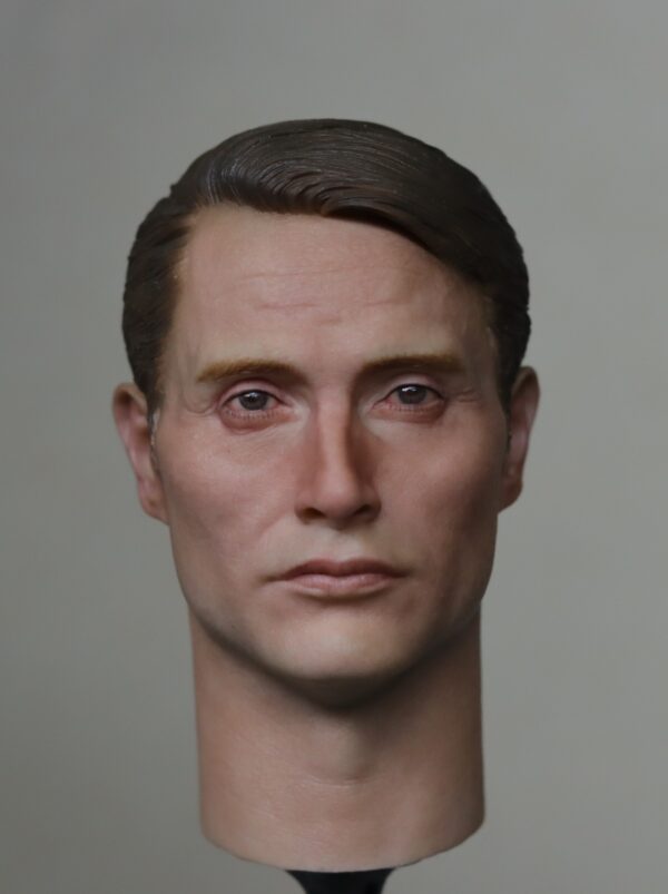 Pre-Sale Mads Mikkelsen 1/6 Scale Hand-Painted Head Sculpture